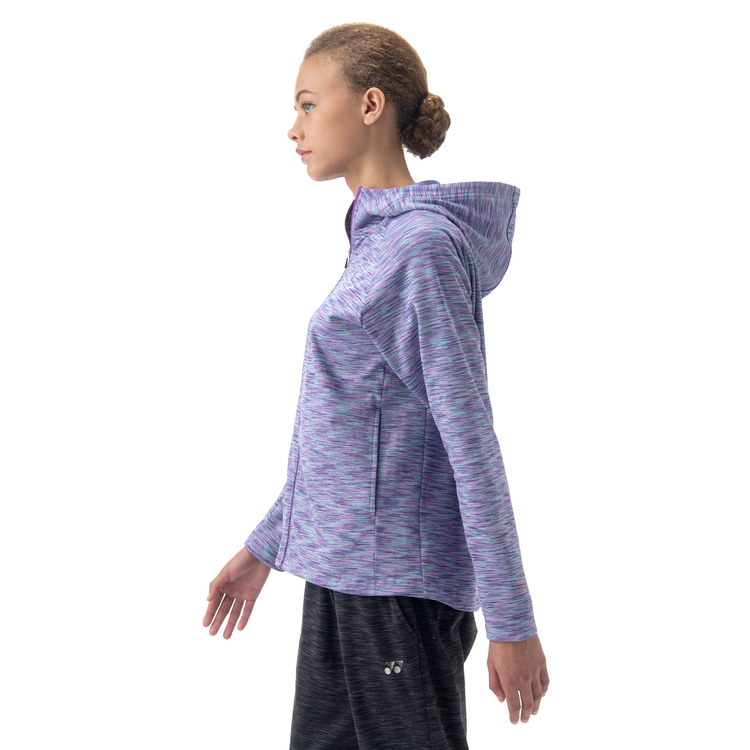 ウィメンズニットウォームアップパーカー.58114 詳細画像 ミストパープル(354) 4