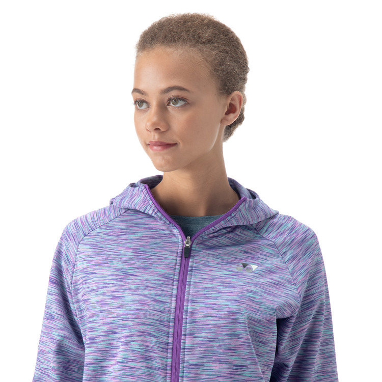 ウィメンズニットウォームアップパーカー.58114 詳細画像 ミストパープル(354) 5