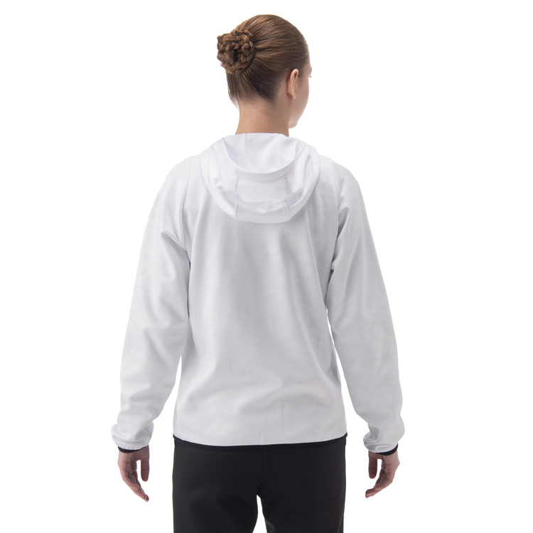 ウィメンズニットウォームアップパーカー.58115 詳細画像 ホワイト(011) 3