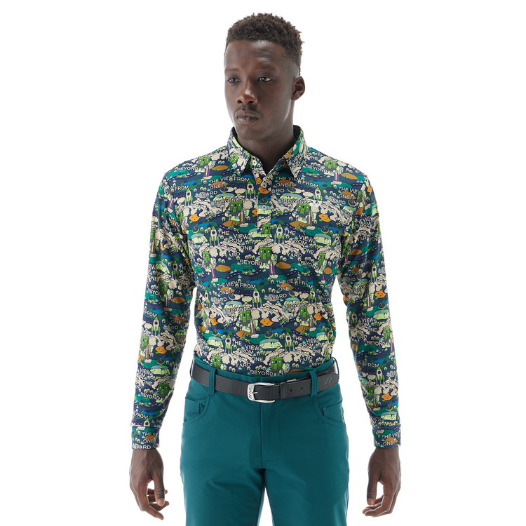 メンズ長袖シャツ.GWF1604 詳細画像 ダークグリーン(031) 2