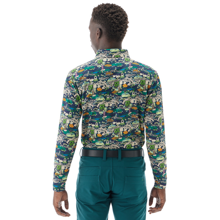 メンズ長袖シャツ.GWF1604 詳細画像 ダークグリーン(031) 3