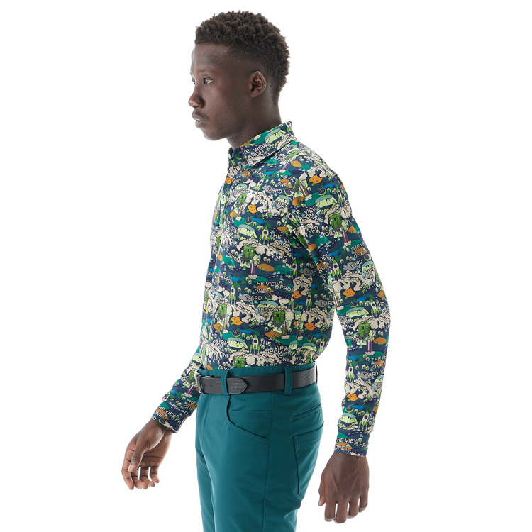 メンズ長袖シャツ.GWF1604 詳細画像 ダークグリーン(031) 4