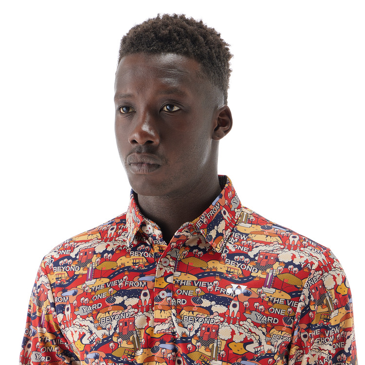 メンズ長袖シャツ.GWF1604 詳細画像 ブライトオレンジ(160) 5