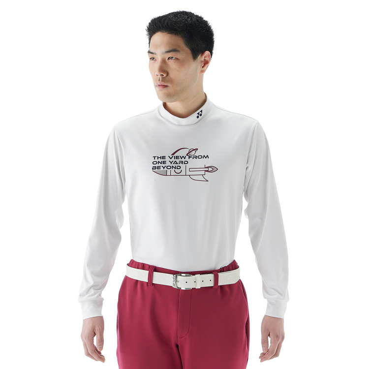 メンズ長袖ハイネックシャツ.GWF1605 詳細画像 ホワイト(011) 2