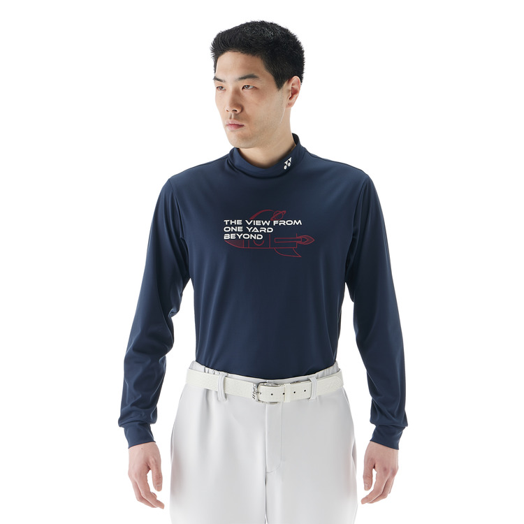 メンズ長袖ハイネックシャツ.GWF1605 詳細画像 ネイビーブルー(019) 2