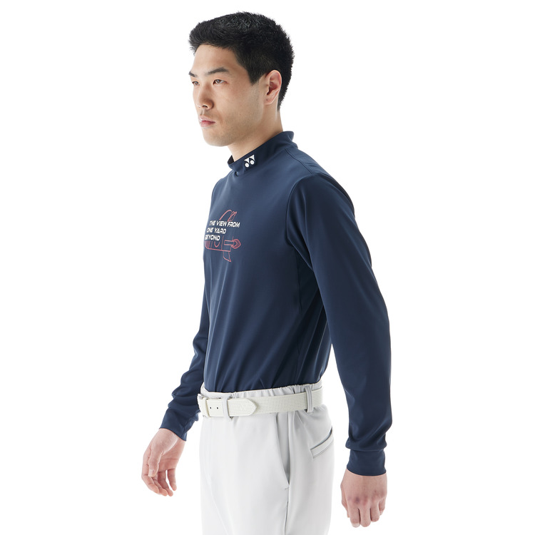 メンズ長袖ハイネックシャツ.GWF1605 詳細画像 ネイビーブルー(019) 4