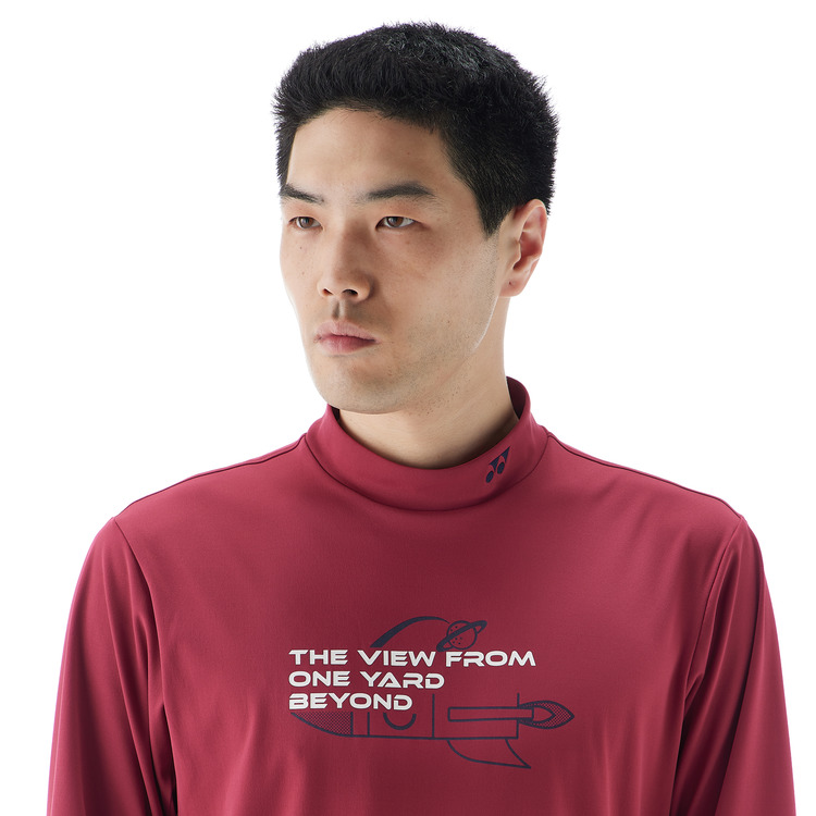 メンズ長袖ハイネックシャツ.GWF1605 詳細画像 プラム(047) 5