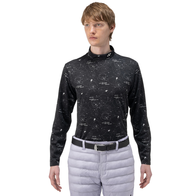 メンズ長袖ハイネックシャツ.GWF1607 詳細画像 ブラック(007) 2