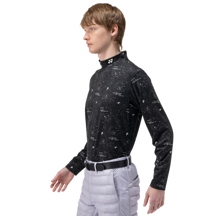 メンズ長袖ハイネックシャツ.GWF1607 詳細画像 ブラック(007) 4