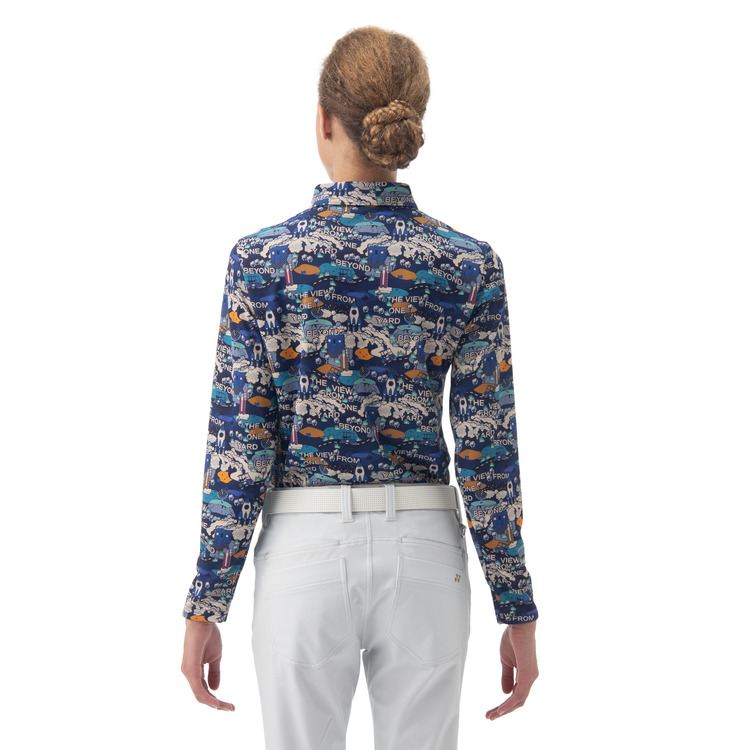 ウィメンズ長袖シャツ.GWF5566 詳細画像 ネイビーブルー(019) 3