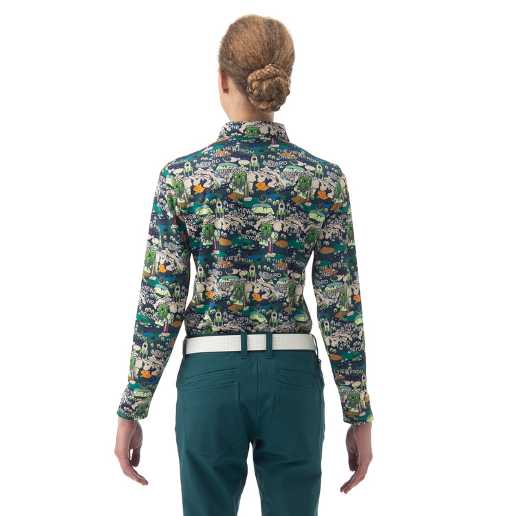 ウィメンズ長袖シャツ.GWF5566 詳細画像 ダークグリーン(031) 3