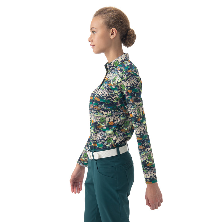 ウィメンズ長袖シャツ.GWF5566 詳細画像 ダークグリーン(031) 4