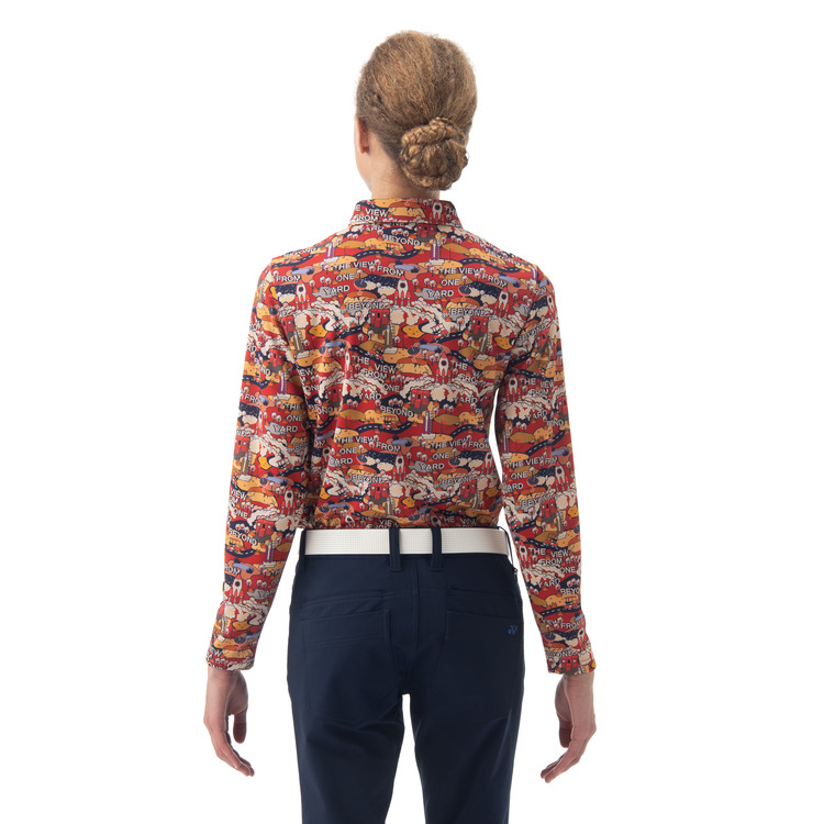 ウィメンズ長袖シャツ.GWF5566 詳細画像 ブライトオレンジ(160) 3