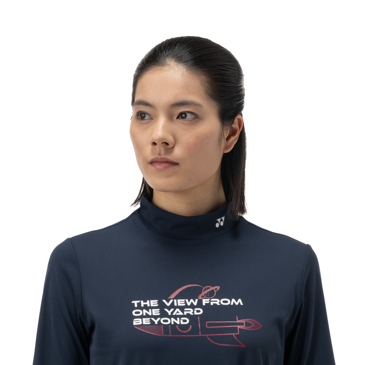 ウィメンズ長袖ハイネックシャツ.GWF5567 詳細画像 ネイビーブルー(019) 5