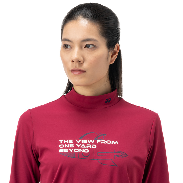 ウィメンズ長袖ハイネックシャツ.GWF5567 詳細画像 プラム(047) 5