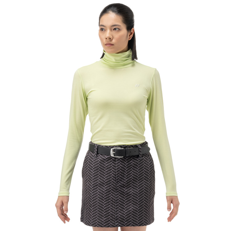 ウィメンズ長袖タートルネックシャツ.GWF5568 詳細画像 サニーライム(644) 2