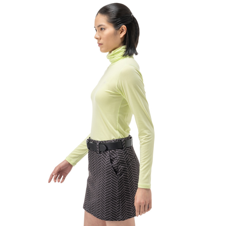 ウィメンズ長袖タートルネックシャツ.GWF5568 詳細画像 サニーライム(644) 4