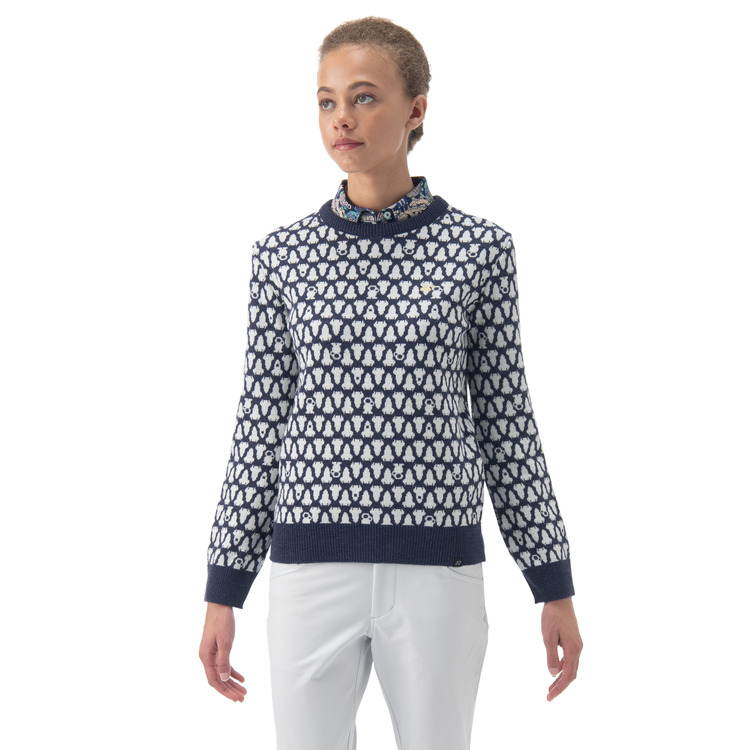 ウィメンズセーター.GWF6038 詳細画像 ネイビーブルー(019) 2