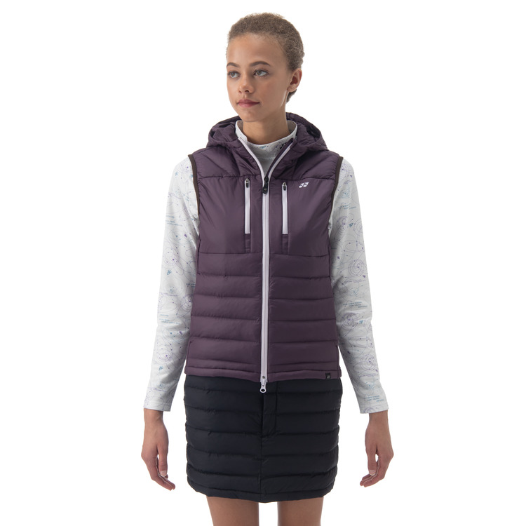 ウィメンズ中綿ベスト.GWF9767 詳細画像 ミッドナイトパープル(339) 2
