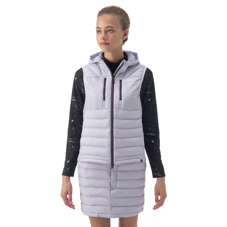 ウィメンズ中綿ベスト.GWF9767 詳細画像 ライラックグレー(811) 2