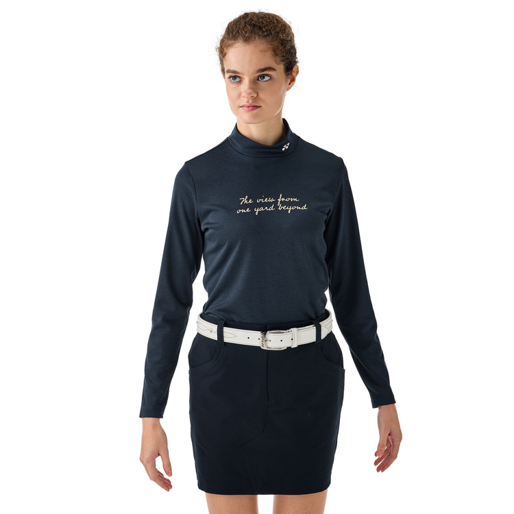 ウィメンズ長袖ハイネックシャツ. GWS5125 詳細画像 ネイビーブルー(019) 2