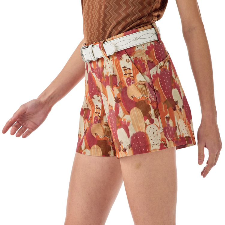 ウィメンズメッシュショートパンツ. GWS8584 詳細画像 ディープレッド(404) 4