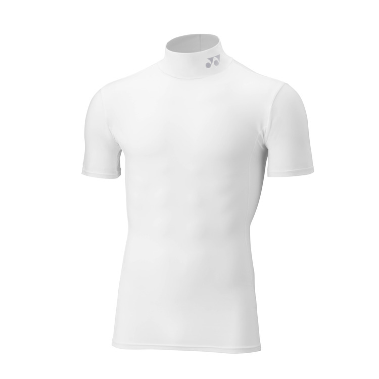 ユニハイネック半袖シャツ.STBF1020 詳細画像 ホワイト(011) 1