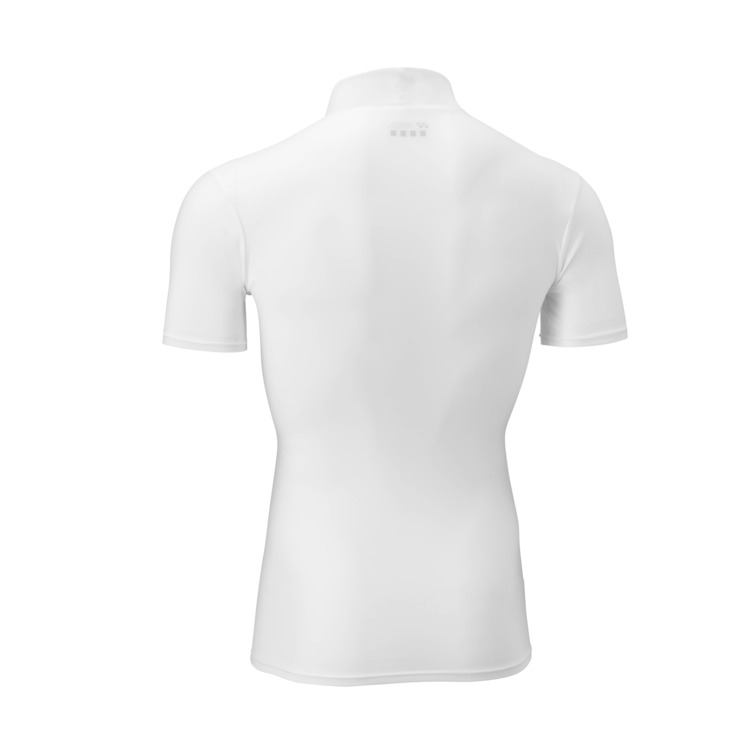 ユニハイネック半袖シャツ.STBF1020 詳細画像 ホワイト(011) 2