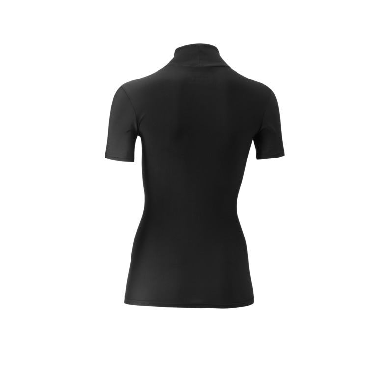 ウィメンズハイネック半袖シャツ.STBF1520 詳細画像 ブラック(007) 2