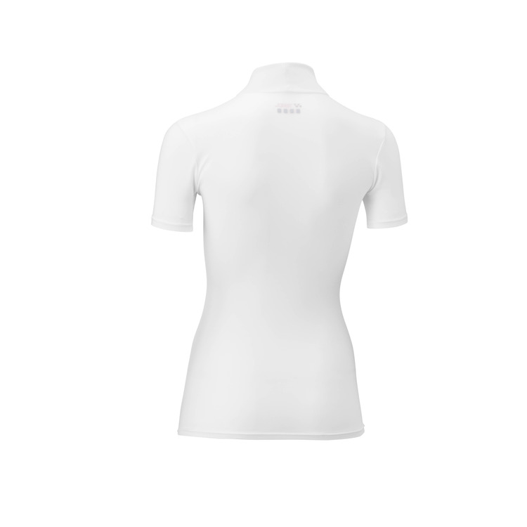 ウィメンズハイネック半袖シャツ.STBF1520 詳細画像 ホワイト(011) 2