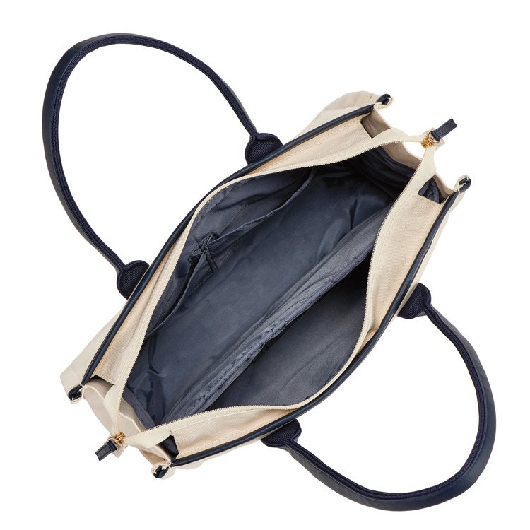 トートバッグ. BAG2551 詳細画像 ホワイト／ネイビー(100) 3