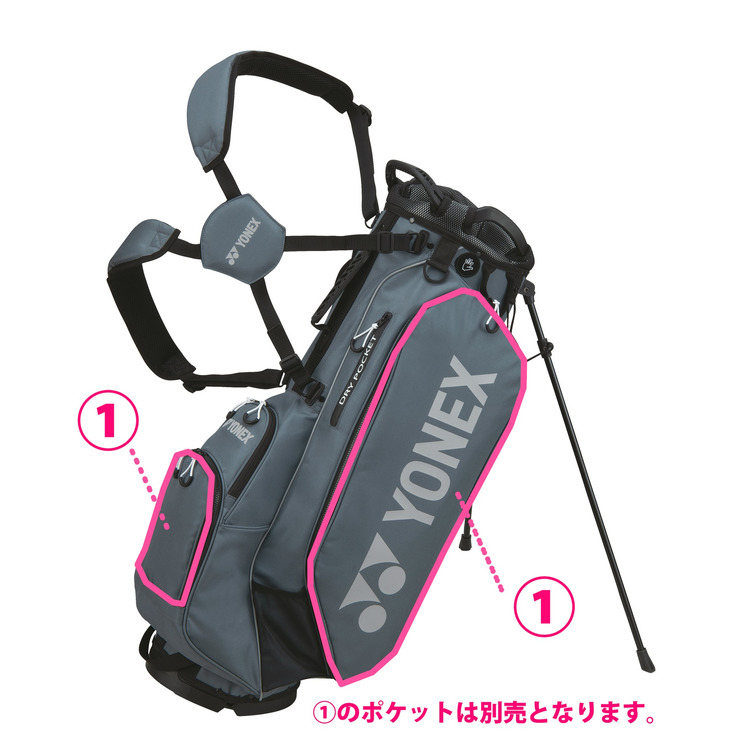 キャディバッグ. CB-5905S 詳細画像 ダークグレー(144) 2