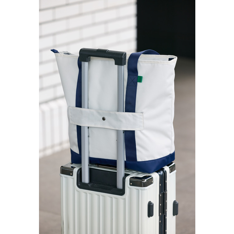 トートバッグ１２００.TB-1200 詳細画像 ホワイト／ネイビー(100) 3