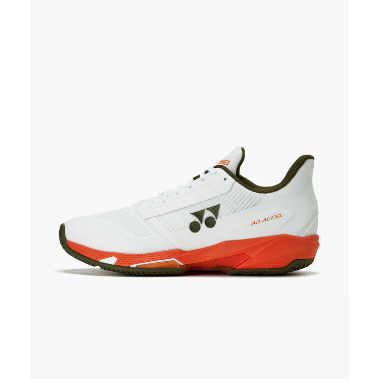 パワークッションアドアクセル ウィメンズAC. SHTAALA 詳細画像 ホワイト／オレンジ（386） 2