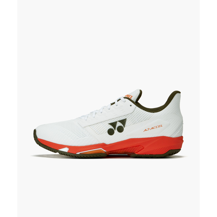 パワークッションアドアクセル メンAC. SHTAAMA 詳細画像 ホワイト／オレンジ（386） 2